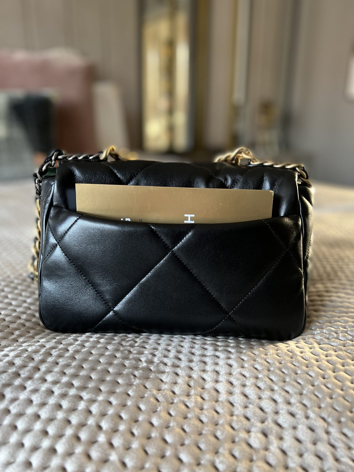My Chanel 19 handbag - black