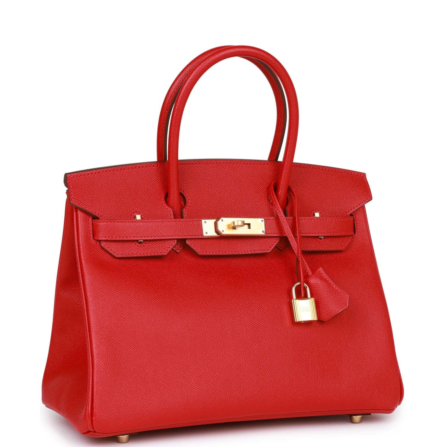 HERMÈS - BIRKIN  RED 30CM