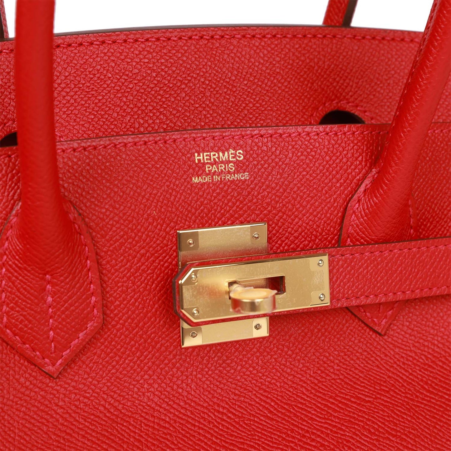 HERMÈS - BIRKIN  RED 30CM